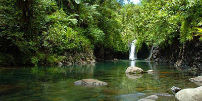 Wainibau Falls Taveuni Island Fiji sm