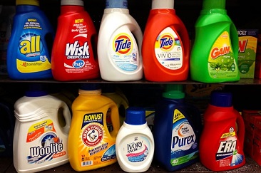 common laundry detergents with toxic non biodegradable ingredients